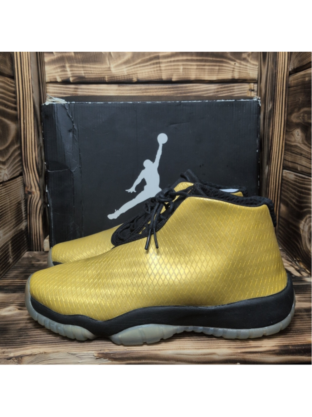 Air Jordan Unisex Kids Size 6.5Y 685251-990 Future Gold Athletic Sneaker Shoes